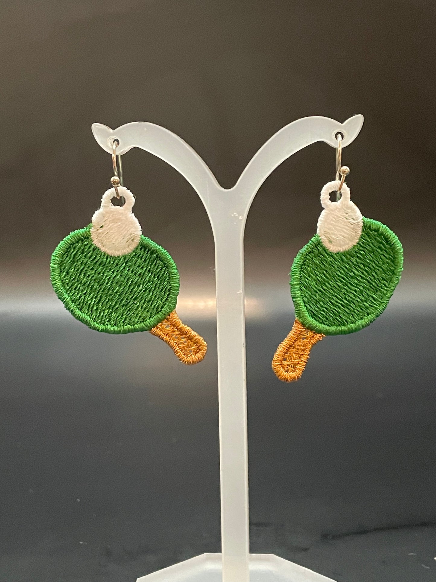 Earrings - Ping Pong paddles