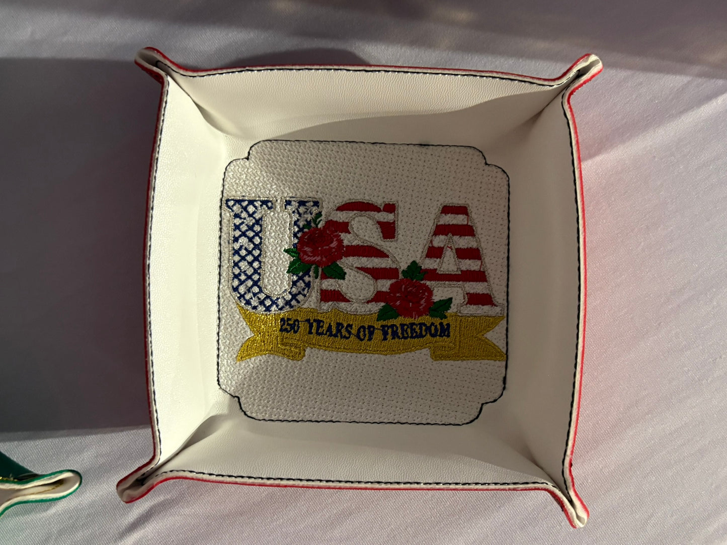 Tray - USA floral