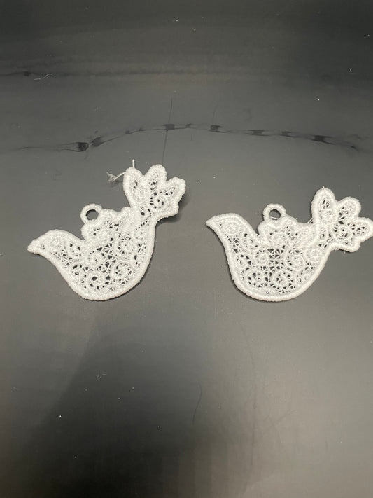 Earrings - doves