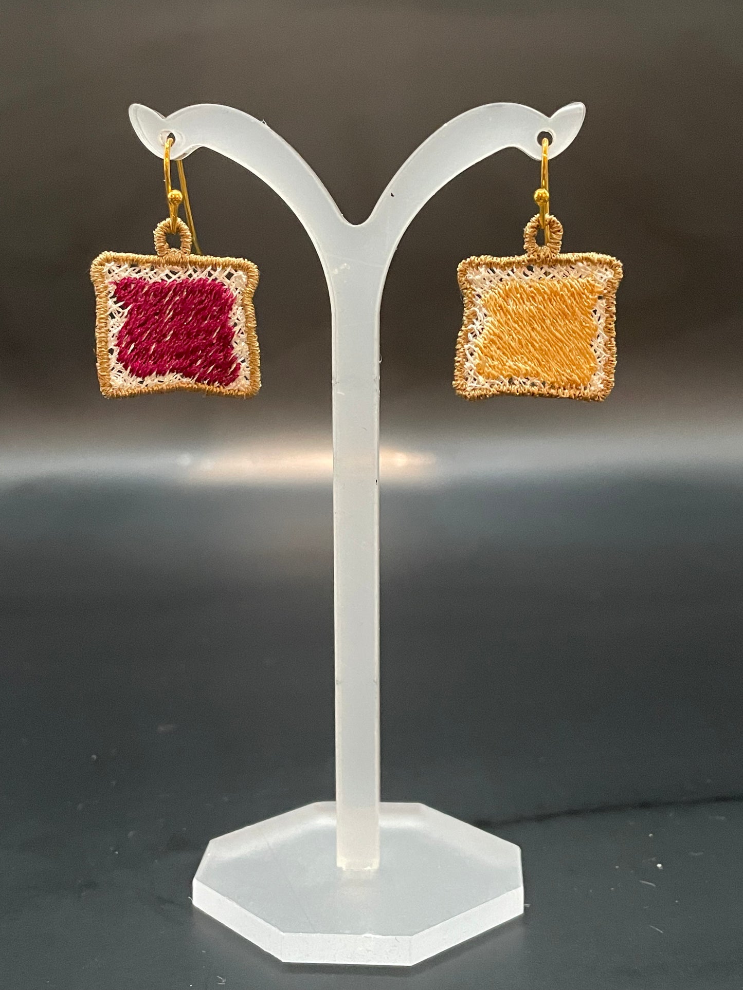 Earrings - Peanut Butter & Jelly
