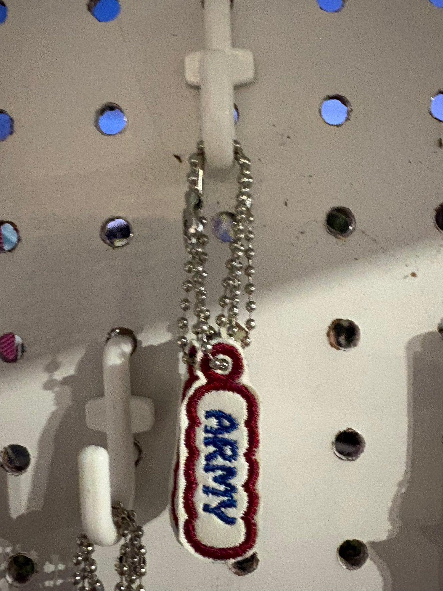 Military Keychain Charm
