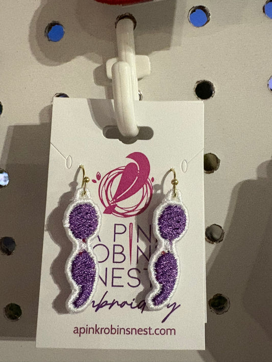 Earrings - Suicide Awareness